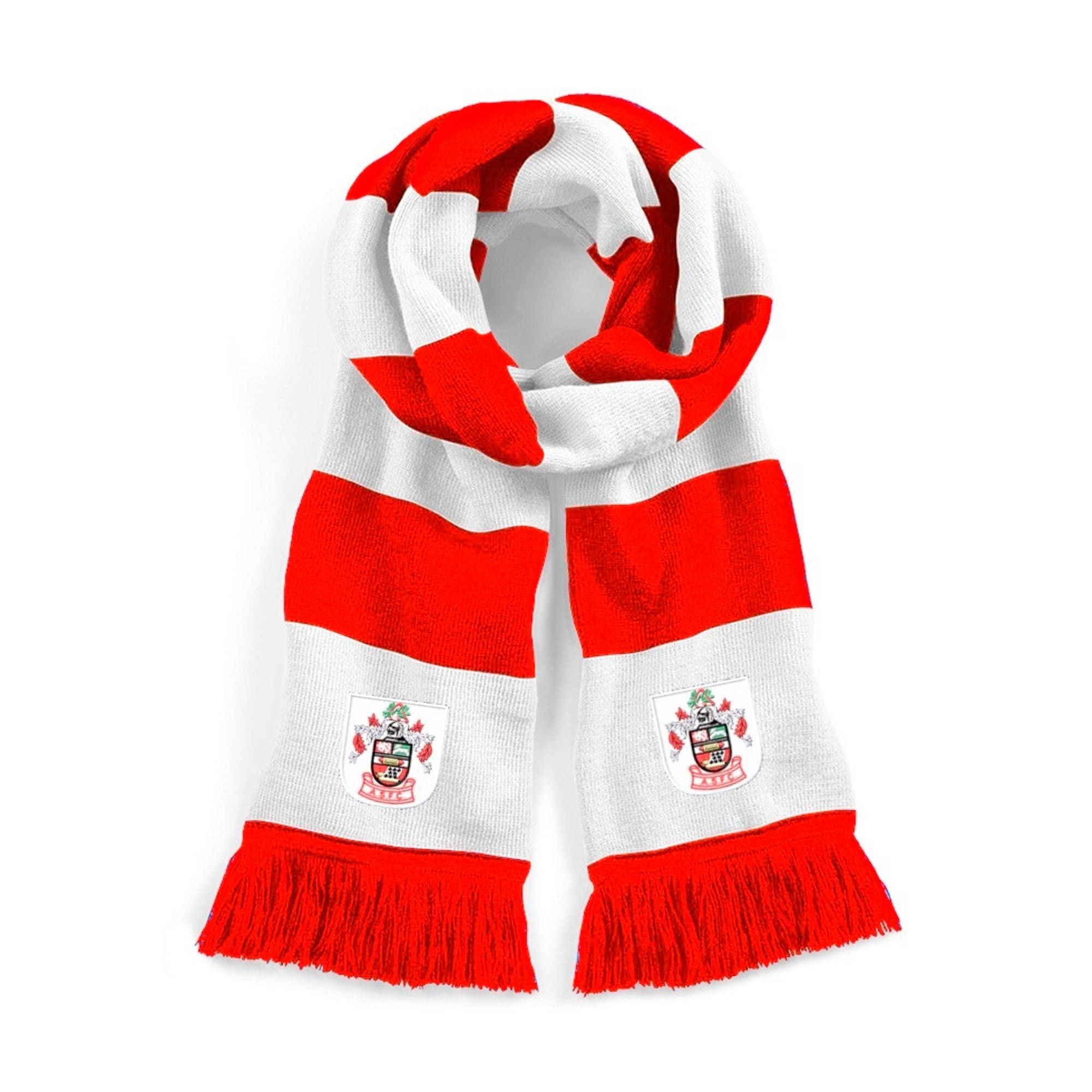 Accrington St. 1950s Retro Traditional Football Scarf Embroidered Logo