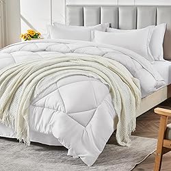 CozyLux King Bed in a Bag 7-Pieces Comforter Sets