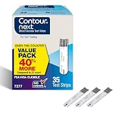 Ascensia CONTOUR NEXT Blood Glucose Diabetes Test Strips, 35 Count | 1 Pack, Accurate, No Coding, Second-Chance Sampling, Compatible With All Contour Next Meters, Easy Blood Sugar Testing