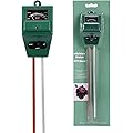 YKS 3-in-1 Soil Moisture, Light and pH / acidity Meter Plant Tester,Good for Gardener or planter both indoor and outdoors (No Battery needed)