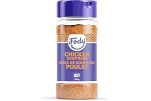 Fody Foods Chicken Soup Base & Seasoning, 10.6 Oz, Ready to Use, Garlic and Onion Free, Low FODMAP Certified, Gut & IBS Frien
