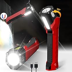 Anhay Rechargeable Work Light, 1200 Lumens LED Work