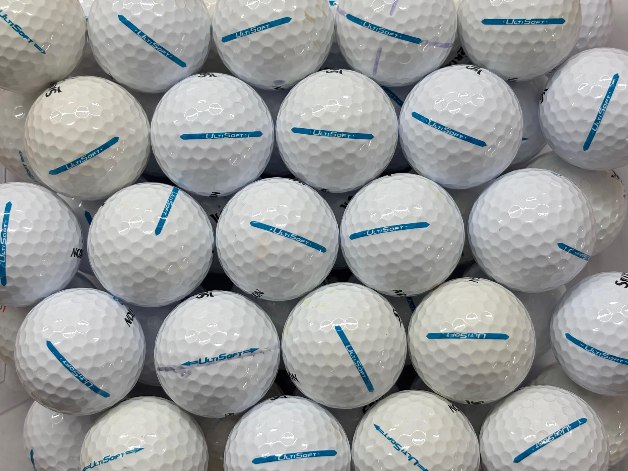 UltiSoft 24 srixon golf balls- Pearl/Grade A lake Balls (used not new)