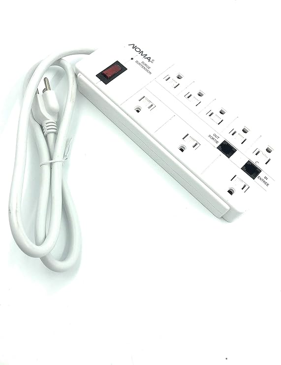 NOMA 8OUTLET SURGE PROTECTOR WITH BUILT IN CIRCUIT BREAKER Amazon.ca