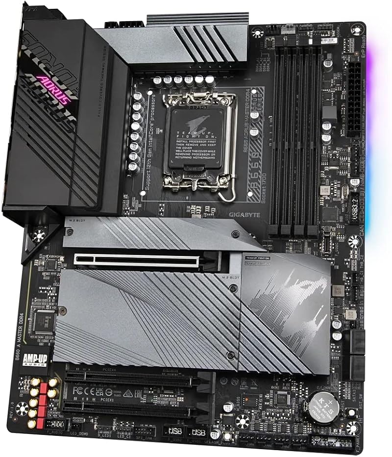 Gigabyte B660 AORUS MASTER DDR4 ATX Motherboard LGA1700 Twin Hybrid VRM WIFI 6