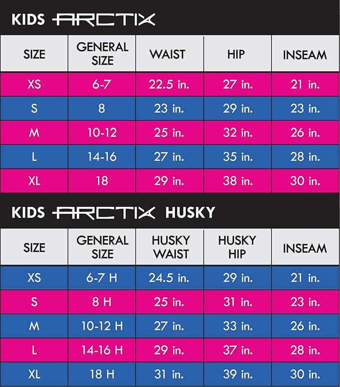 husky size snow pants