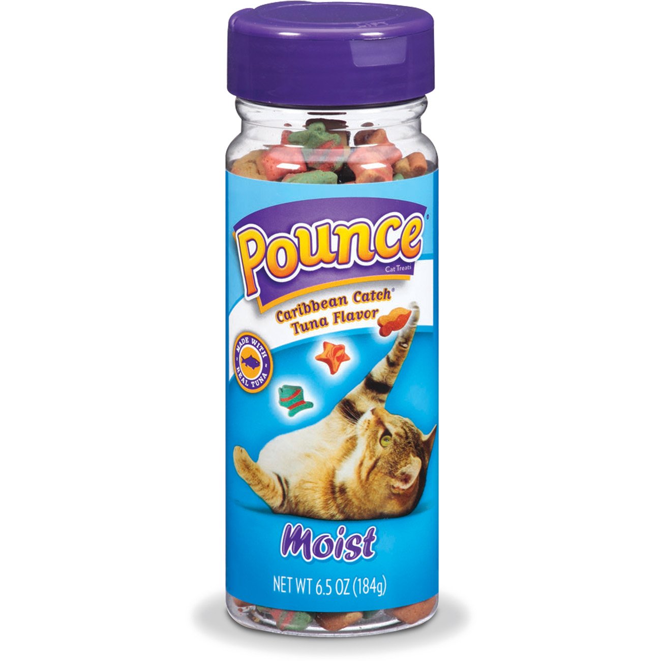 Pounce Pounce Moist Caribbean Catch Tuna Flavor Cat Treats, 6.5 oz