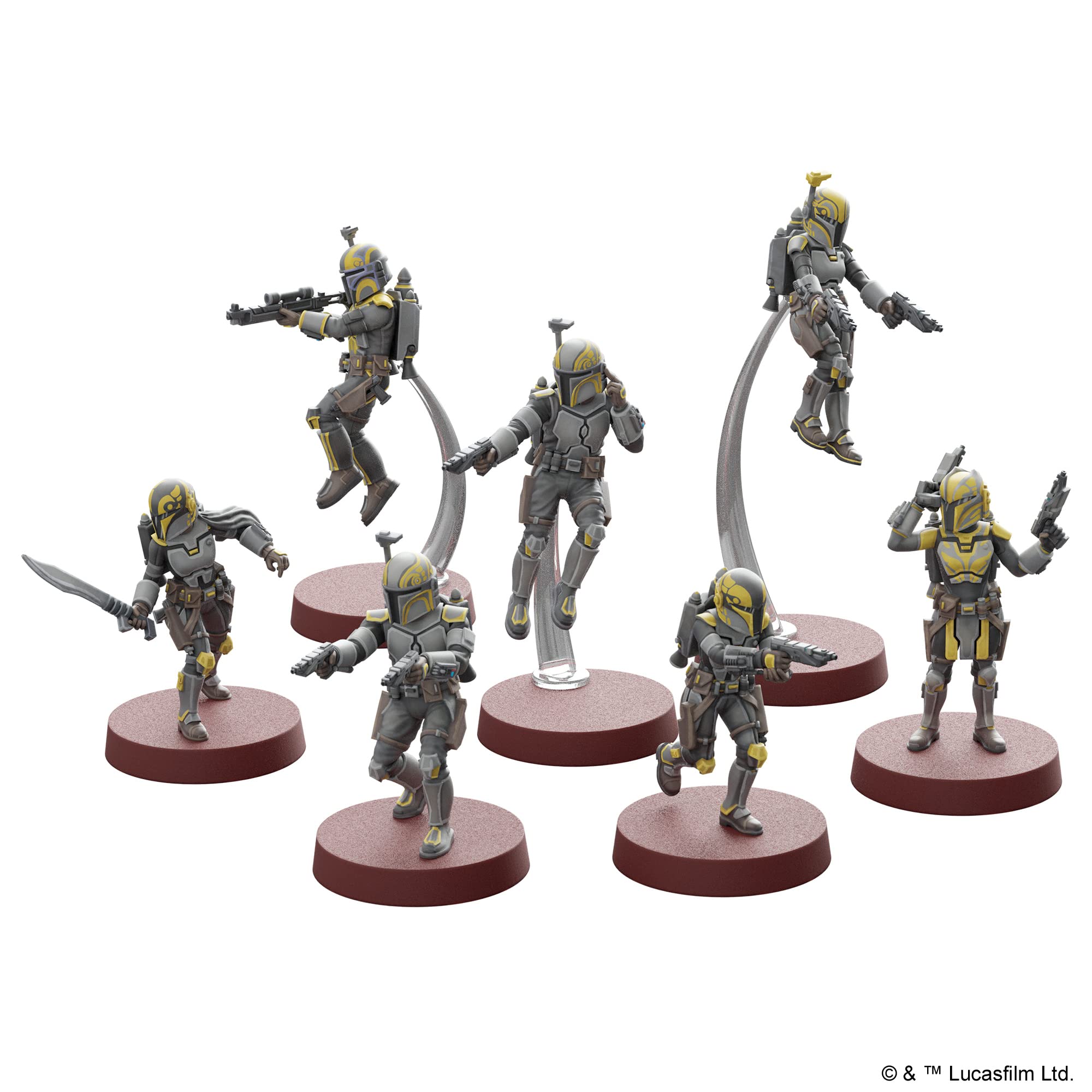 Star Wars: Legion Clan Wren Unit Expansion - Liberate Mandalore! Tabletop Miniatures Game, Strategy Game for Kids and Adults, Ages 14+, 2 Players, 3 Hour Playtime, Made by Atomic Mass Games