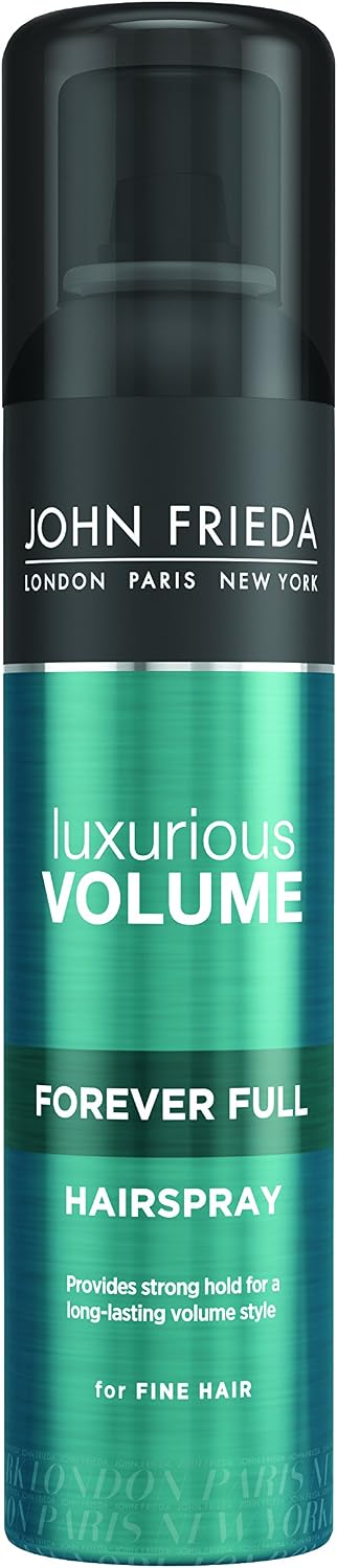 John Frieda Volume Lift Lightweight Hairspray 250 ml, Volumising Hairspray for Flat Fine Hair, Clear, 250 ml (Pack of 1)