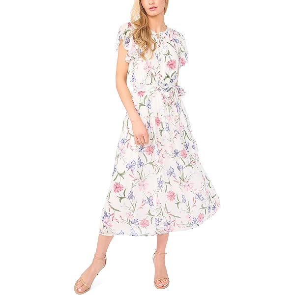 CeCe Halter Maxi Dress with Flounce New Ivory 12 at Amazon Women's Clothing store CeCe Halter Maxi Dress with Flounce New Ivory 12 at Amazon Women's Clothing store