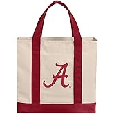 Broad Bay University of Alabama Tote Bag Canvas Official Crimson Tide Tote Bags