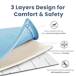 Baby Play Mat for Floor,1.3" Thick Memory foam