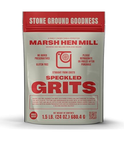 Amazon.com: Marsh Hen Mill Jimmy Red Grits Pure, Gluten Free Old