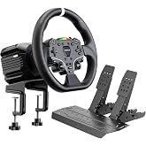 MOZA R5 Pro Sim Racing Bundle Direct Drive Simulator Wheel&amp;Pedal Kit for PC | enhanced 6.0 Nm torque, direct drive force feedback, complete ready-to-race package out-of-the-box, real quick-release