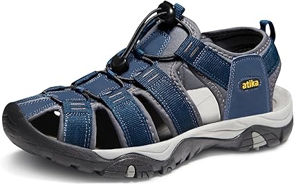 atika men's sports sandals trail outdoor water shoes