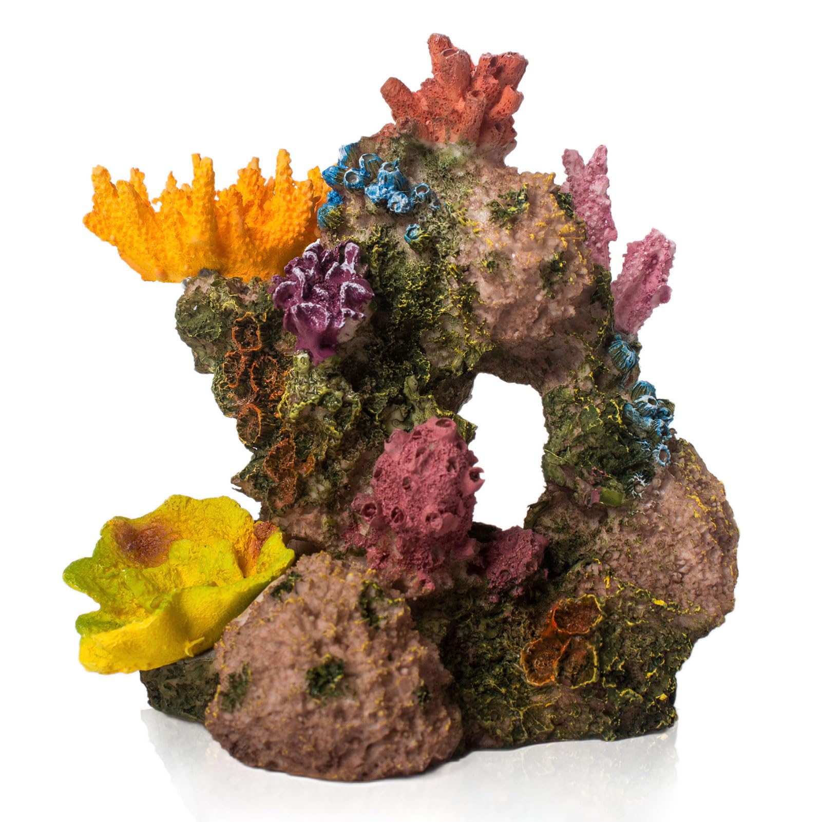 TAOMYPETS Coral Reef Resin for Fish Tank Decoration Room Décor Statue (A)