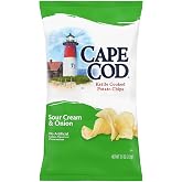 Cape Cod Sour Cream &amp; Onion Chips, 7.5 Oz Bag