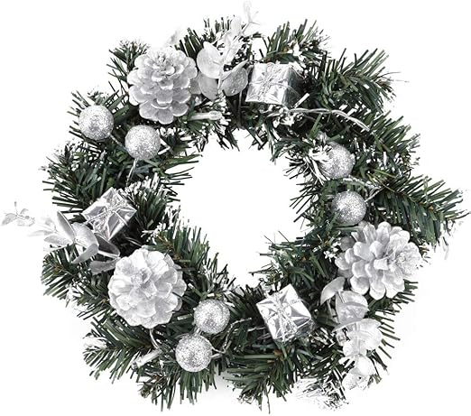 Silver Christmas Wreaths : Silver And Gold Christmas Front Porch Randi Garrett Design : So we've gathered lots of ideas for such wreath wreaths are very traditional for many holidays.