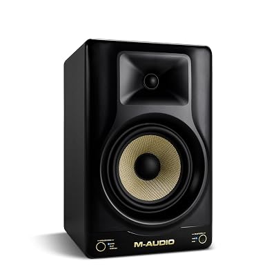 M-Audio Forty Sixty 6.5" 100W Studio Monitor Speaker for Production and Mixing with Precision DSP Crossover, EQ, Control App and Bluetooth