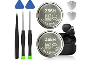 OHZHAO 2pack Z55H 75mAh Battery for Sony Headset WF-1000XM4, Truly Wireless Earbud Headphones 3.85V Battery with Installation Tools Kit