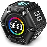 Jack Pomodoro Timer - Productivity Cube, Visual Focus Timer, Mute & Vibration & Adjustable Sound Alert, for Office, ADHD, Stu