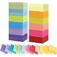 Agoer 2400 pcs Small Sticky Notes,2 x 1.5 Colored Notes Pads,24 Pack Bright Colors Self-Stick Notes,Super Adhesive Sticky Notes,Mini Post Stickies for Office Home School (12 Colours)