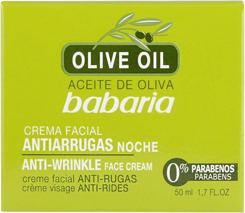 Babaria Anti-Wrinkles Face Cream with Olive Oil - 50 ml