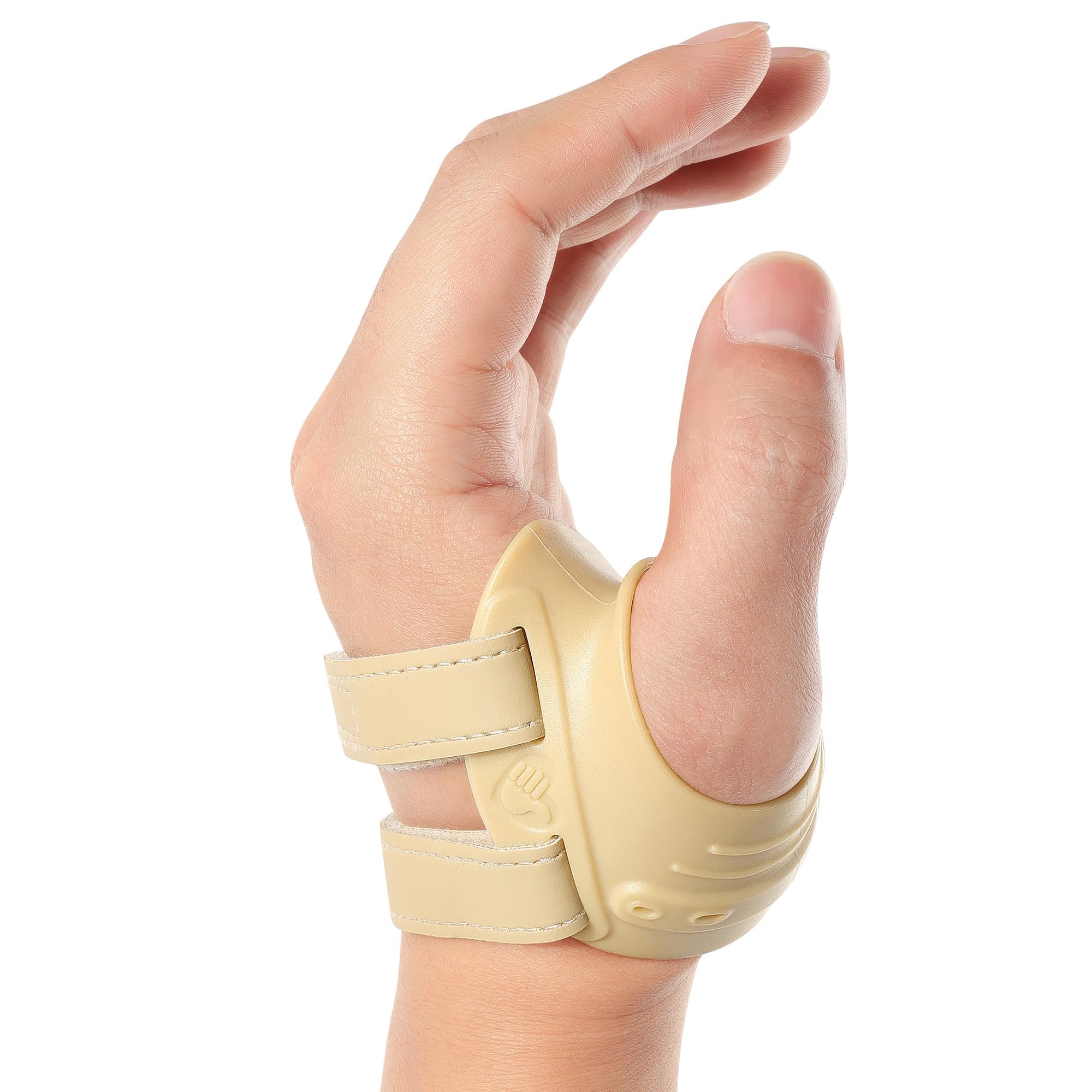 Photo 1 of FORTEMOTUS CMC Thumb Brace, Upgrade Thumb Splint for CMC Joint Pain Relief and Support, Osteoarthritis, Tendonitis, Arthritis, CMC Joint Thumb Arthritis Brace: for Women Men (Beige, Left Hand, Large)