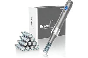 Microneedling Pen, Adjustable Speed and Depth Derma Roller Pen for Face and Body, Reduces Wrinkles and Scars, Improves Skin T
