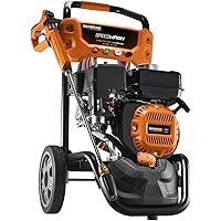 Generac 7901 Gas-Powered Pressure Washer - 3100 PSI 2.4 GPM, PowerDial Gun - Ideal for Cleaning Surfaces - Includes Attachmen