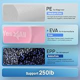 Yes4All Foam Roller Ultra Lightweight Medium Density EVA 30/45/60/90 cm view 2