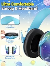 Dr.meter Ear Defenders Children, Noise Reduction 27.4 dB, Adjustable Headband view 3