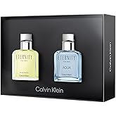 Calvin Klein Eternity & Eternity Aqua Travel Size Eau de Toilette Holiday Duo Gift Set | 0.5 Fl Oz Each | Discovery Size Gift Set for Men