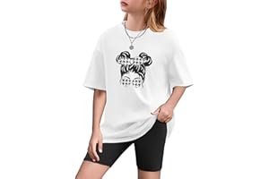 Arshiner Girls Clothes Summer 2 Piece Outfits Drop Shoulder T-Shirts and Biker Shorts Kids Fashion Clothing Sets