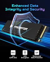 Acer Predator GM7000 2TB NVMe PCIe 4.0 M.2 SSD 7400 MB/s DRAM Cache view 6