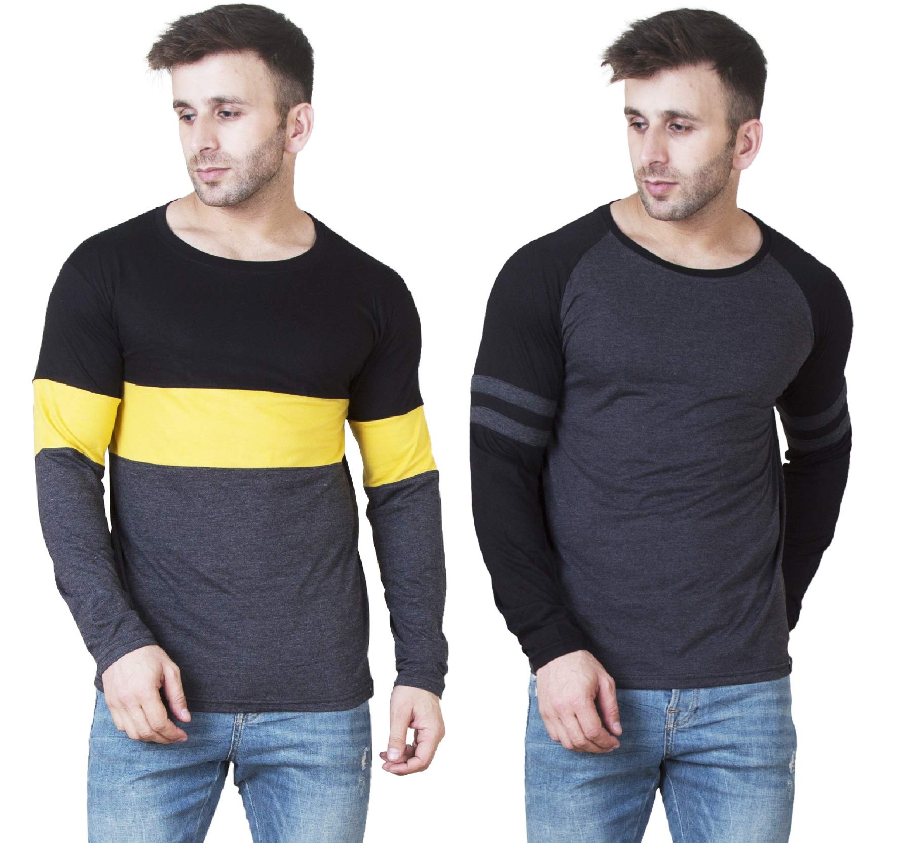 Veirdo Men's Regular Fit T-Shirt (Pack 