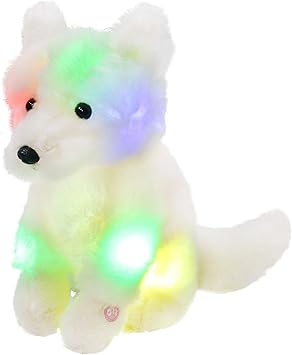 white wolf plush