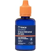 Trace Minerals ConcenTrace Mineral Drops, 70+ Ionic Minerals, 2 fl oz | Sourced from the Great Salt Lake, Liquid electrolyte concentrate, Remineralizes RO water, Supports energy, digestion &amp; bones
