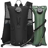 ATBP Running Hydration Vest Pack Tactical 3L Water Bladder Backpack Bag for Cycling Marathon Hiking Daypack Men & Women