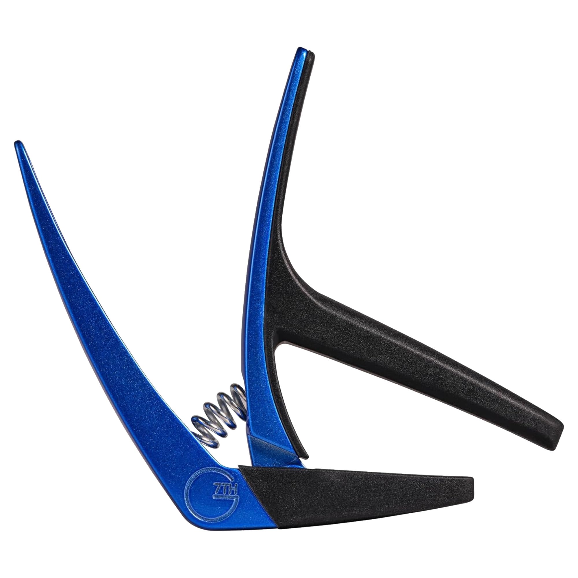 G7th Nashville 6 String Blue Guitar Capo - Lightweight and Low Profile - Capo for Acoustic Guitar and Electric Guitar - UK Designed