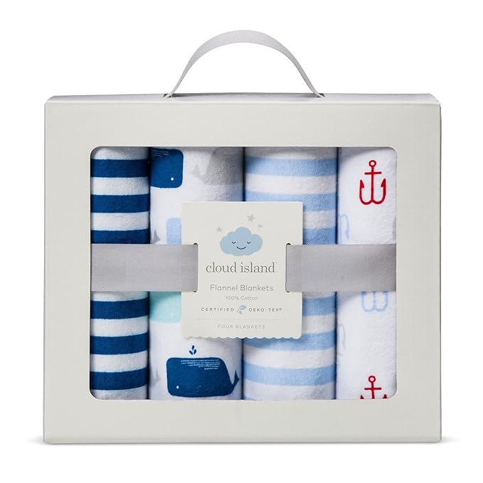 cloud island receiving blankets