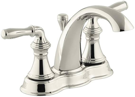 Kohler k-393-n4-sn Devonshire Centerset Waschbecken Wasserhahn, Vibrant