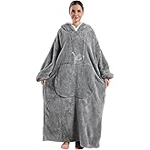NAITEWELSE Cozy Wearable Blanket Hoodie, Oversized Hooded Blanket Sweatshirt, Birthday Christmas Gifts for Adults