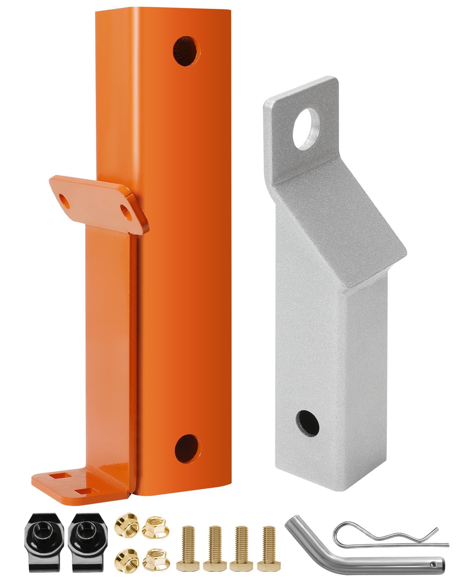 Photo 1 of 093-1129-00 2" Rear Hitch, Heavy-Duty Hitch Assembly Fit for Bad Boy 2019-2025 Rebel & Rogue & Renegade, Orange