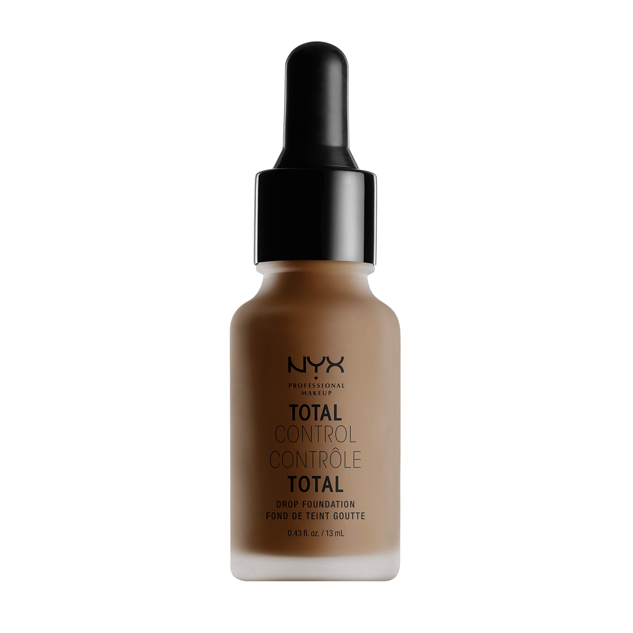 NYX Professional Makeup Total Control Drop Foundation, Precise Dosage, Buildable Coverage, Long Lasting, Vegan Formula, Matte Finish, Shade: Cocoa — image 1
