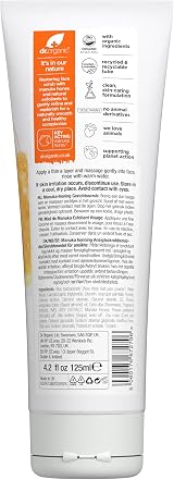 Dr Organic Manuka Honey Face Scrub Exfoliating 125ml COSMOS Organic view 2