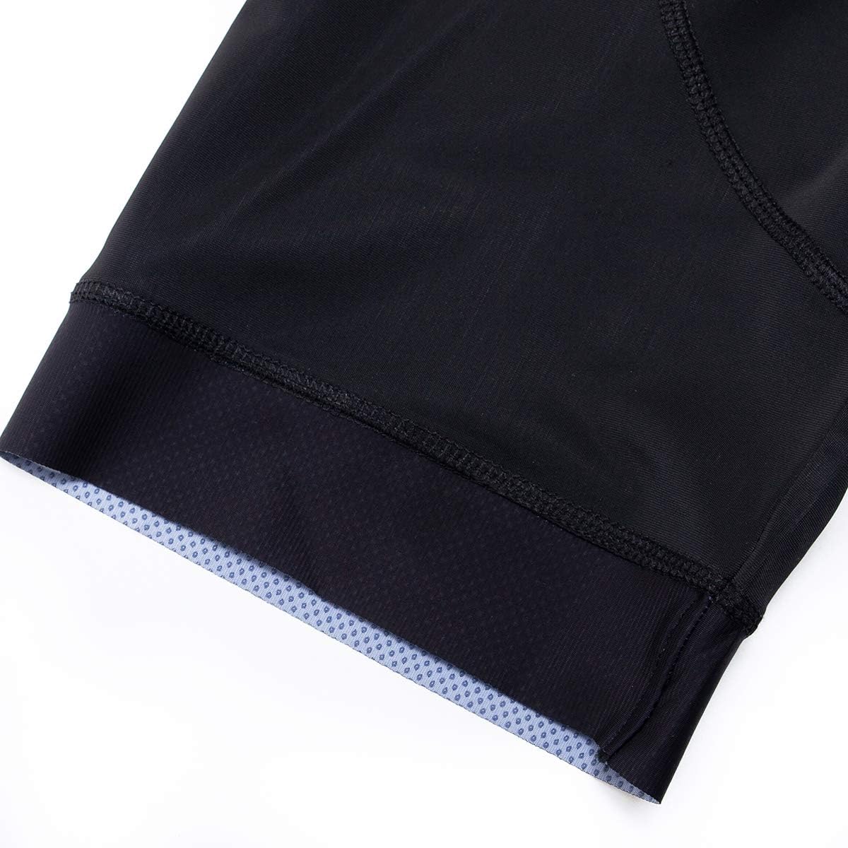 Men's 4D Padded Cycling Bib Shorts Biking Bib Shorts Cycle Wear Tights Bicycle Bib Shorts Italy MITI Anti-Slip Cuff: Clothing