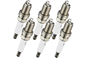 BDFHYK Set of 6 Iridium Spark Plug Compatible with Integra Odyssey Accord Elantra Santa Fe Rio,1.5L 1.6L 2.0L 2.2L 3.0L 3.5L 4.5L L4 V6 V8,Replacement for 4503 PK16TT 000018KJ13 0031595403 0031598103