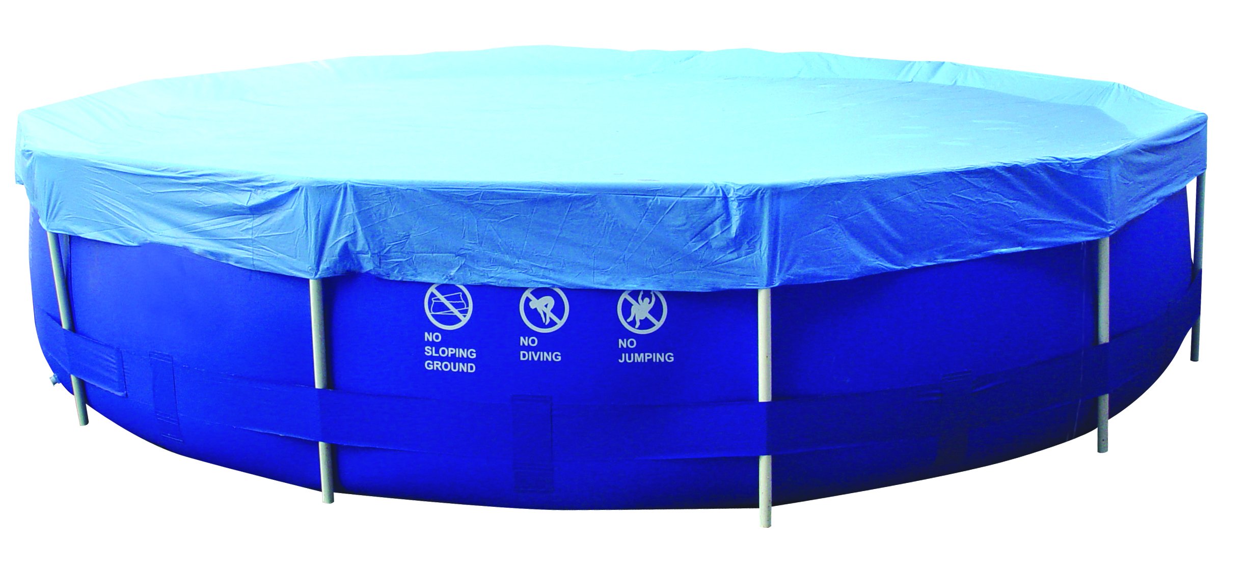 Jilong Poll PC 360 RSF – Pool cover for round steel frame, Blue