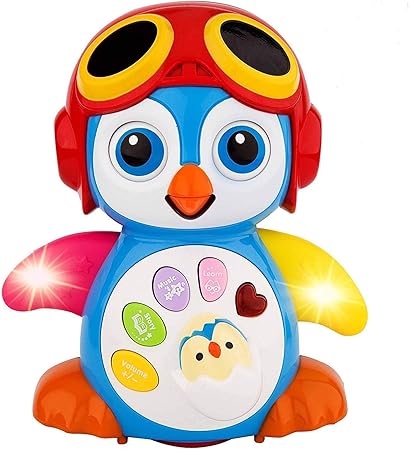 Amazon Co Jp Plushland スマートスイング ペンギン 音楽玩具 ウォーキング 歌 楽しく学習 赤ちゃんへの素敵な初めての誕生日ギフト Toys